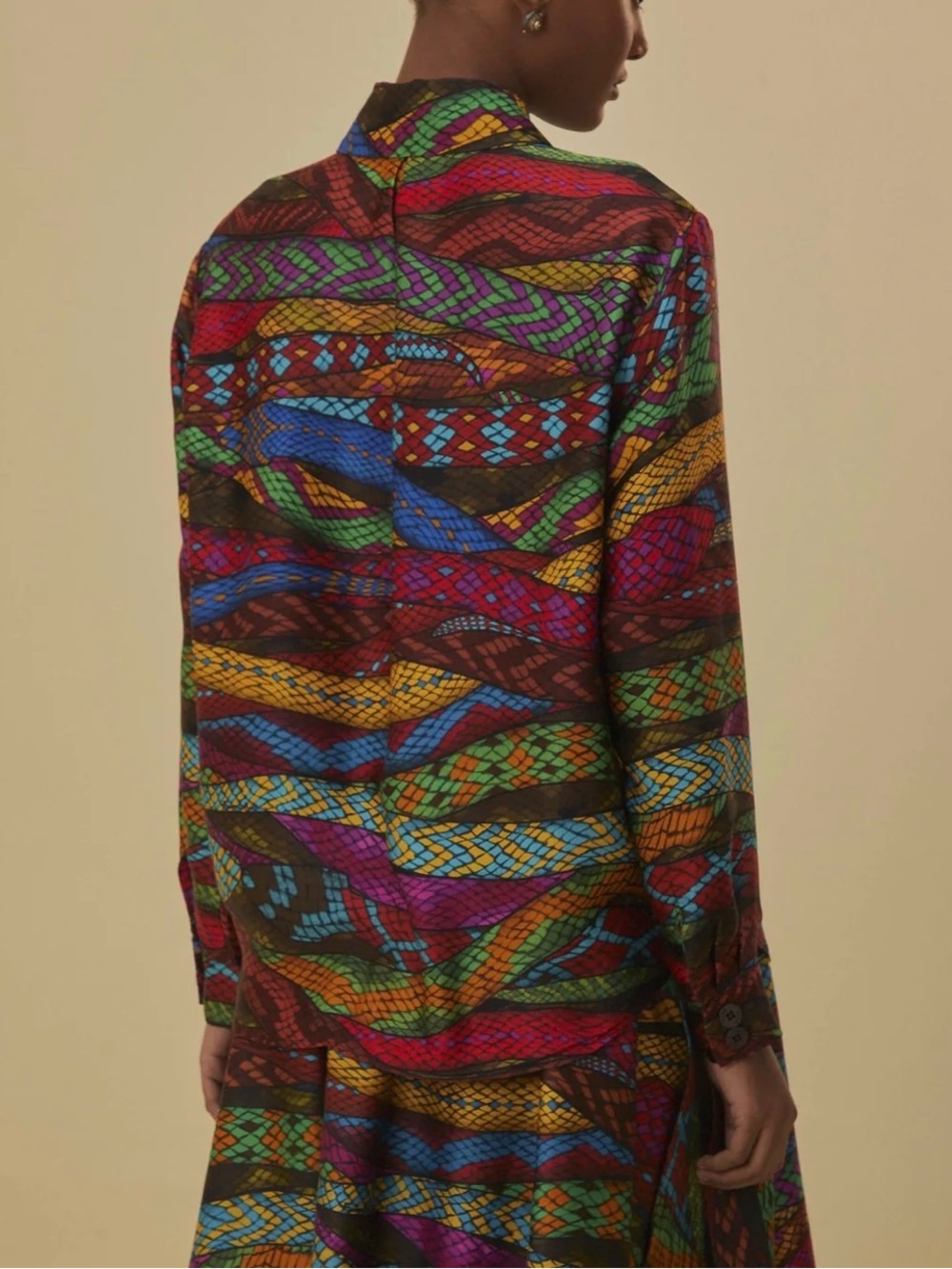 FARM Rio Mirage Snake Print Button-Up - Picture 3 of 6